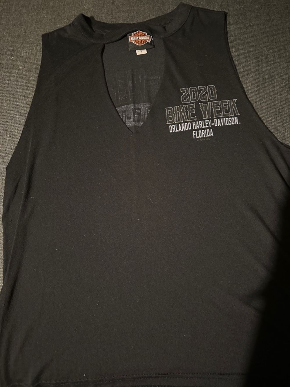 Harley-Davidson Black Men’s 2020 Bike Week Sleeveless Tank